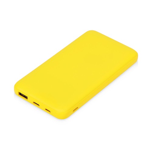 Купить Внешний аккумулятор Powerbank C2, 10000 mAh, желтый с нанесением логотипа Купить Внешний аккумулятор Powerbank C2, 10000 mAh, желтый с нанесением логотипа