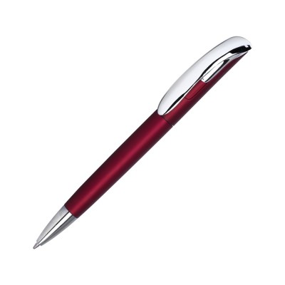 Купить Ручка шариковая Нормандия бордовый металлик с нанесением логотипа