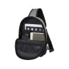 Купить Двухцветная сумка на одно плечо Reclaim объемом 3,5 л, изготовленная из переработанных материалов по стандарту GRS , серый яркий с нанесением логотипа