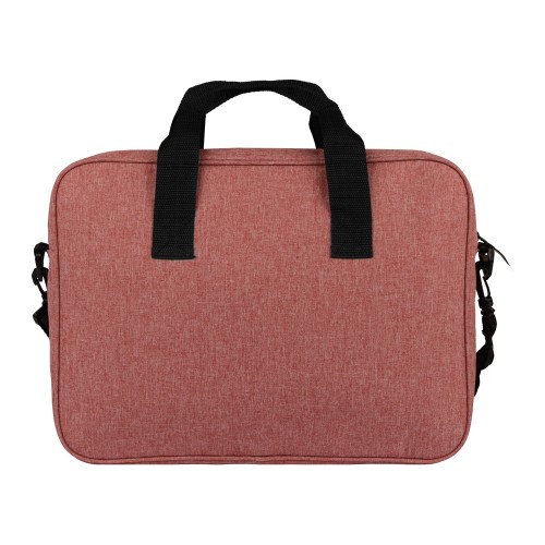 Купить Сумка для ноутбука Wing с вертикальным наружным карманом, красный (Р) с нанесением логотипа