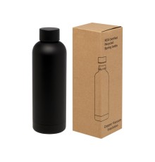 Spring медная бутылка с вакуумной изоляцией, сертифицированная согласно RCS, 500 мл - сплошной черный