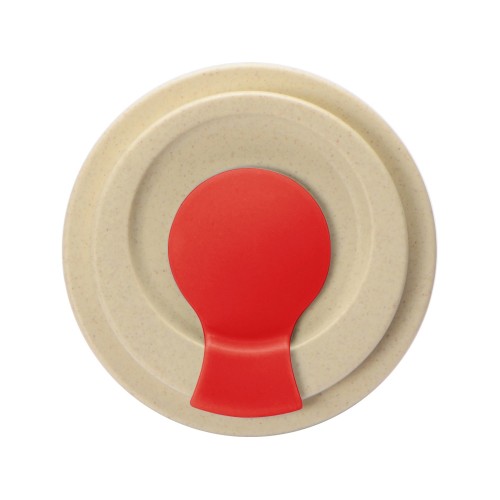 Купить Стакан из пшеничного волокна Flava, красный с нанесением логотипа