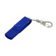 Купить Флешка с поворотным механизмом, c дополнительным разъемом Micro USB, 32 Гб, синий с нанесением логотипа
