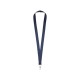Купить Шнурок с удобным крючком Impey, темно-синий с нанесением логотипа