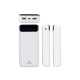 Купить RIVACASE VA2280 (20000mAh) с дисплеем, белый, внешний аккумулятор /24 с нанесением логотипа