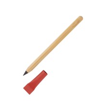 Вечный карандаш из бамбука Recycled Bamboo, красный