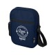 Купить Byron сумка через плечо из переработанных материалов по стандарту GRS объемом 2 л - Нейви с нанесением логотипа