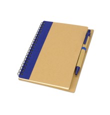 Блокнот Helly с ручкой, синий