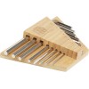 Купить Набор инструментов Allen с шестигранным ключом из бамбука - Натуральный с нанесением логотипа