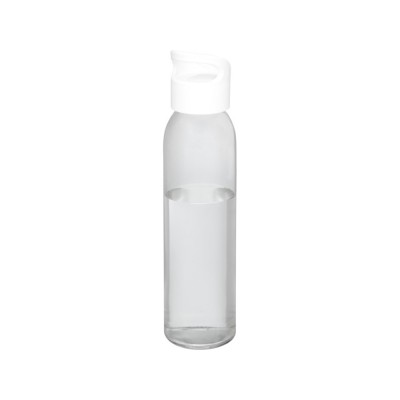 Купить Спортивная бутылка Sky из стекла объемом 500 мл, белый с нанесением
