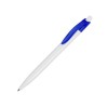 Купить Ручка шариковая Какаду, белый/ярко-синий с нанесением логотипа