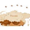 Купить Интерьерная карта мира World с нанесением логотипа