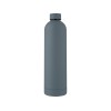 Купить Spring Медная спортивная бутылка объемом 1 л с вакуумной изоляцией , темно-серый с нанесением логотипа