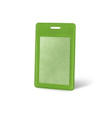 Вертикальный карман из экокожи для карты Favor, зеленое яблоко