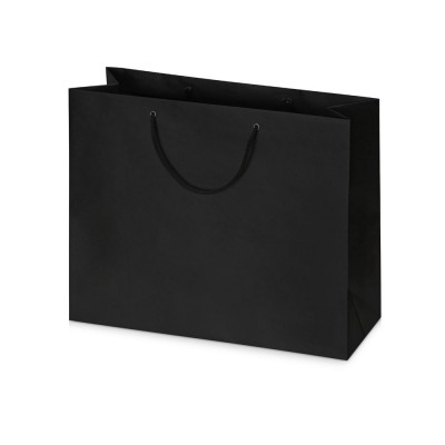Купить Пакет подарочный Imilit XL, черный с нанесением логотипа