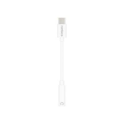 Купить Rombica Type-C Adapter 3.5 White, белый с нанесением