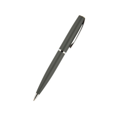 Купить Ручка Sienna шариковая автоматическая, серый металлический корпус, 1.0 мм, синяя с нанесением