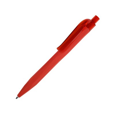 Купить Ручка шариковая QS 20 PRT софт-тач, красный с нанесением