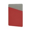 Купить Картхолдер на 3 карты типа бейджа Favor, красный/серый с нанесением логотипа