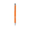 Купить Ручка-стилус металлическая шариковая CANAIMA, апельсин с нанесением логотипа