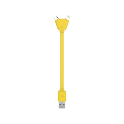 Купить USB-переходник XOOPAR Y CABLE, желтый с нанесением