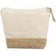 Купить Косметичка Jute из хлопка и джута, натуральный с нанесением логотипа