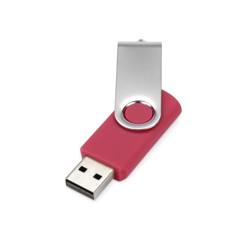 Купить Флеш-карта USB 2.0 16 Gb Квебек, розовый с нанесением логотипа