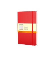 Записная книжка Moleskine Classic (в линейку) в твердой обложке, Pocket (9x14см), красный