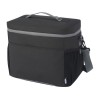 Купить Водонепроницаемая сумка-холодильник Aqua на 20 банок, сплошной черный с нанесением логотипа