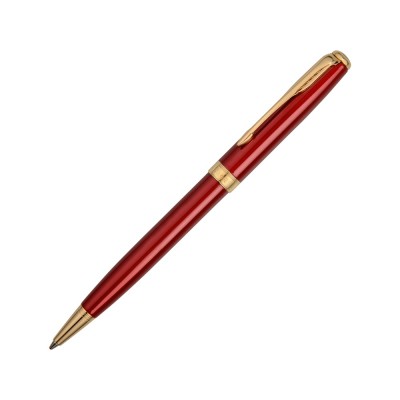 Купить Ручка шариковая Parker модель SON13 RED GT BP F.BLK GB, красный/золотистый с нанесением логотипа