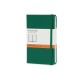 Купить Записная книжка Moleskine Classic (в линейку) в твердой обложке, Pocket (9x14см), зеленый с нанесением логотипа