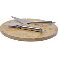 Бамбуковая лопатка для пиццы Mangiary с инструментами, natural