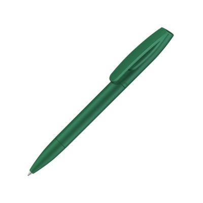 Купить Шариковая ручка из пластика Coral, зеленый с нанесением логотипа