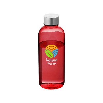Купить Бутылка Spring 630мл, красный прозрачный с нанесением логотипа