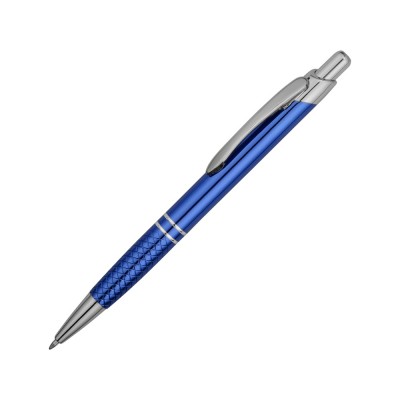 Купить Ручка шариковая Кварц, синий/серебристый с нанесением логотипа
