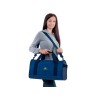 Купить RIVACASE 5541 blue Лёгкая складная дорожная сумка, 30л /12 с нанесением логотипа