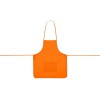 Купить Фартук, оранжевый, плотность 80г/м2 с нанесением логотипа