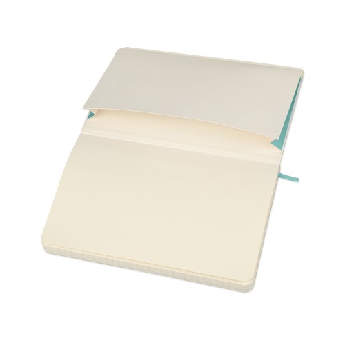 Купить Записная книжка Moleskine Classic Soft (в линейку), Large (13х21см), морская волна с нанесением логотипа