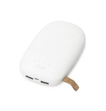 Внешний аккумулятор в форме камня Stone, 10400 mAh, белый