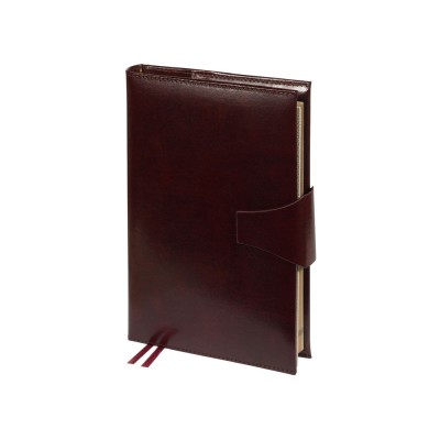 Купить Ежедневник полудатированный А5 Windsor, коричневый с нанесением логотипа