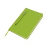 Купить Блокнот А5 Magnet 14,3*21 с магнитным держателем для ручки, зеленое яблоко с нанесением логотипа
