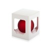 Купить Стеклянный шар красный матовый, заготовка шара 6 см, цвет 12 с нанесением логотипа
