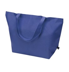 Сумка Reviver с донной складкой из нетканого переработанного материала RPET, синий