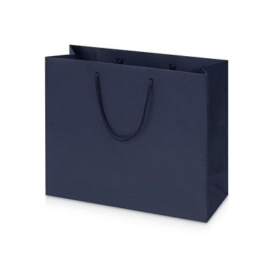 Купить Пакет подарочный Imilit W, синий с нанесением логотипа