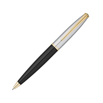 Купить LOUVRE. Шариковая ручка из металла с элементами из золота, Золотой с нанесением логотипа