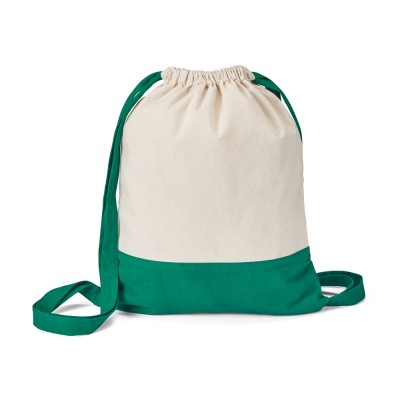 Купить ROMFORD. Сумка в формате рюкзака из 100% хлопка, Зеленый с нанесением