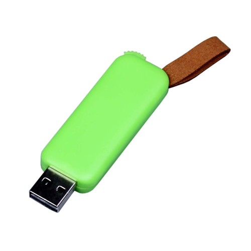 Купить USB-флешка промо на 128 Гб прямоугольной формы, выдвижной механизм, зеленый с нанесением логотипа Купить USB-флешка промо на 128 Гб прямоугольной формы, выдвижной механизм, зеленый с нанесением логотипа