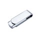 Купить USB-флешка металлическая поворотная на 64 ГБ 3.0, глянец с нанесением логотипа