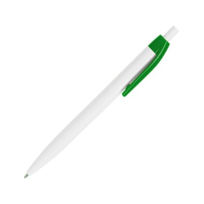 Ручка пластиковая шариковая HINDRES, белый/папоротник