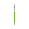 Купить Ручка металлическая шариковая трехгранная Riddle, зеленое яблоко/серебристый с нанесением логотипа
